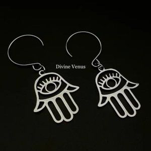 Hamsa Earrings | Stainless Steel Jewelry